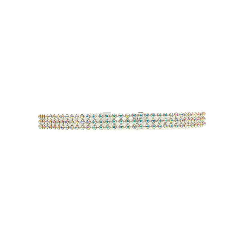 Fashion Women Full Crystal Rhinestone Choker Necklace Wedding Jewelry Chokers Necklaces For Women - Mubimart