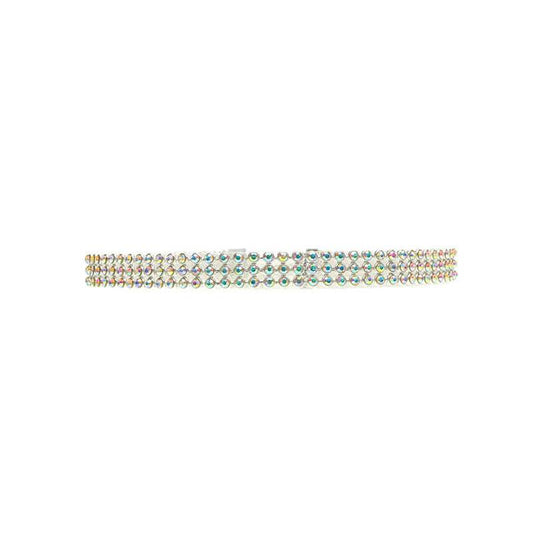Fashion Women Full Crystal Rhinestone Choker Necklace Wedding Jewelry Chokers Necklaces For Women - Mubimart