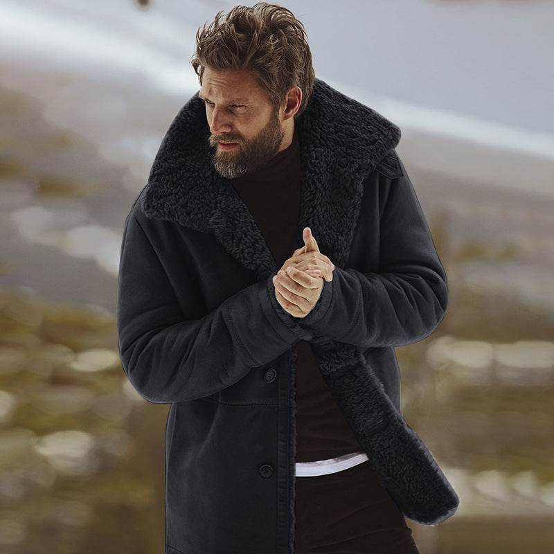 Winter Jacket Warm Jacket Men's Coat - Mubimart