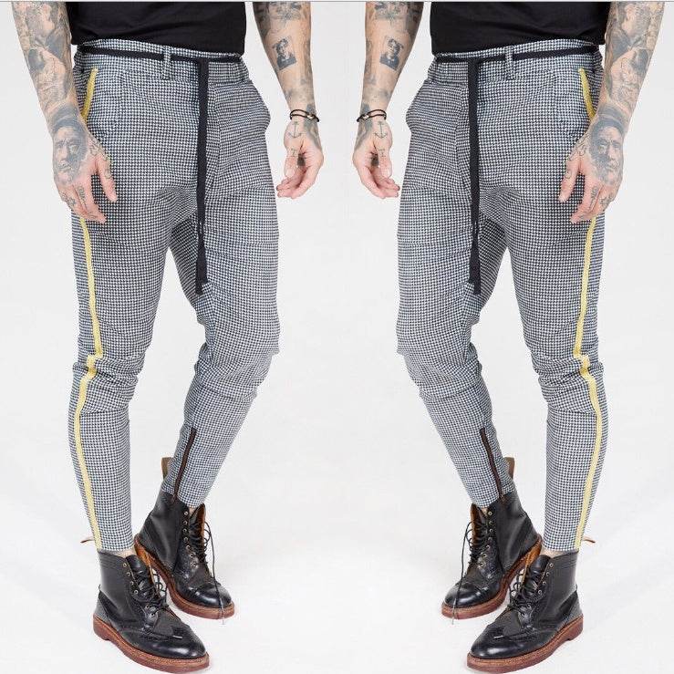 Loose leg stretch sweatpants - Mubimart