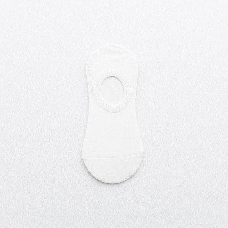 Cotton Spring And Summer Invisible Socks Low Cut Silicone Non-slip - Mubimart