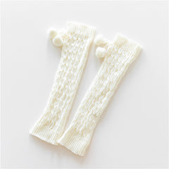 Knitted Warm Daytime Wool Leggings Knee High Socks - Mubimart -  