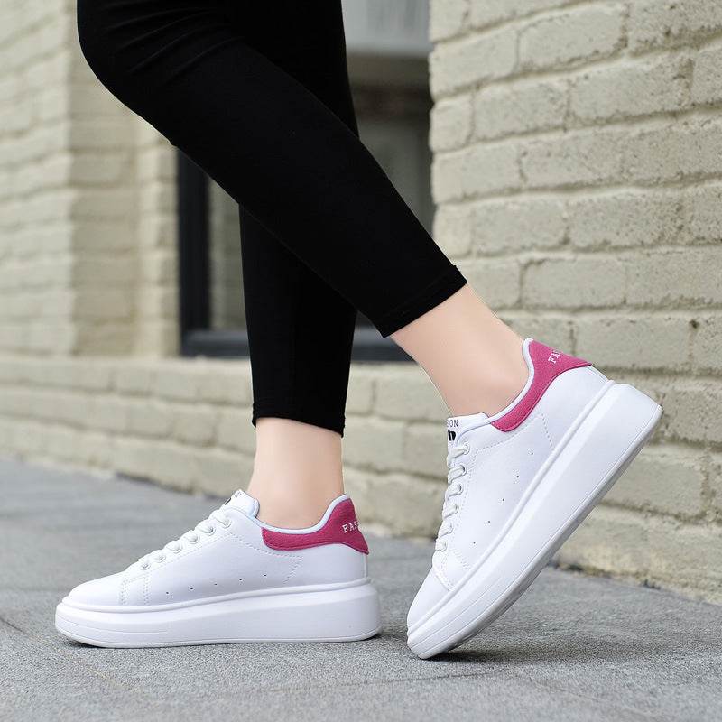 White Sneakers For Women - Mubimart