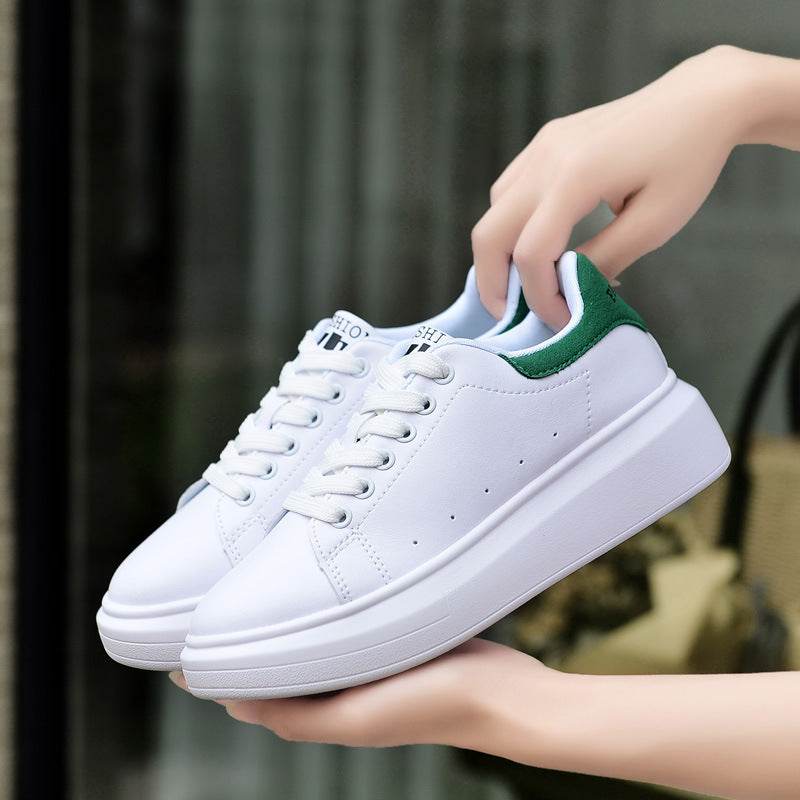 White Sneakers For Women - Mubimart