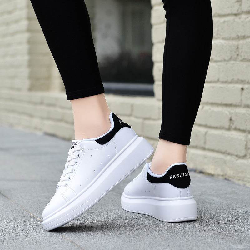 White Sneakers For Women - Mubimart