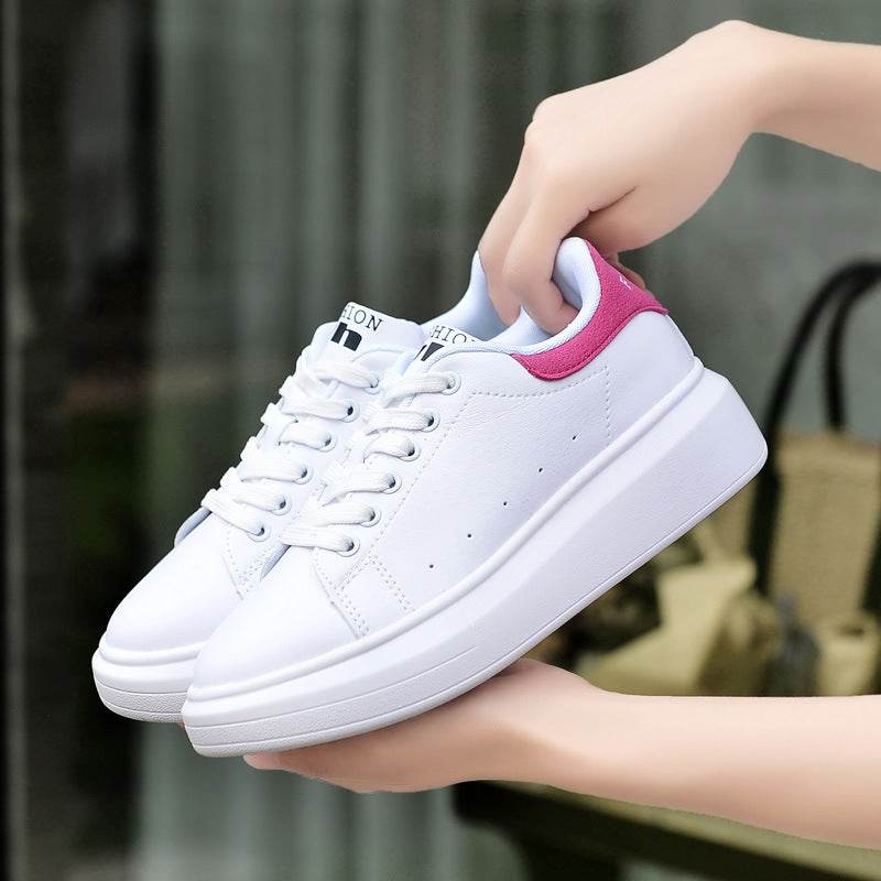 White Sneakers For Women - Mubimart