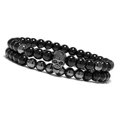 Metal Smile Skull Bracelets - Mubimart
