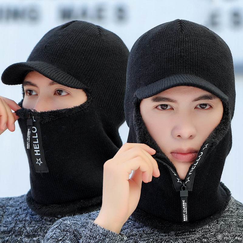 Wool Hat All-match Cycling To Keep Warm And Cold And Velvet - Mubimart