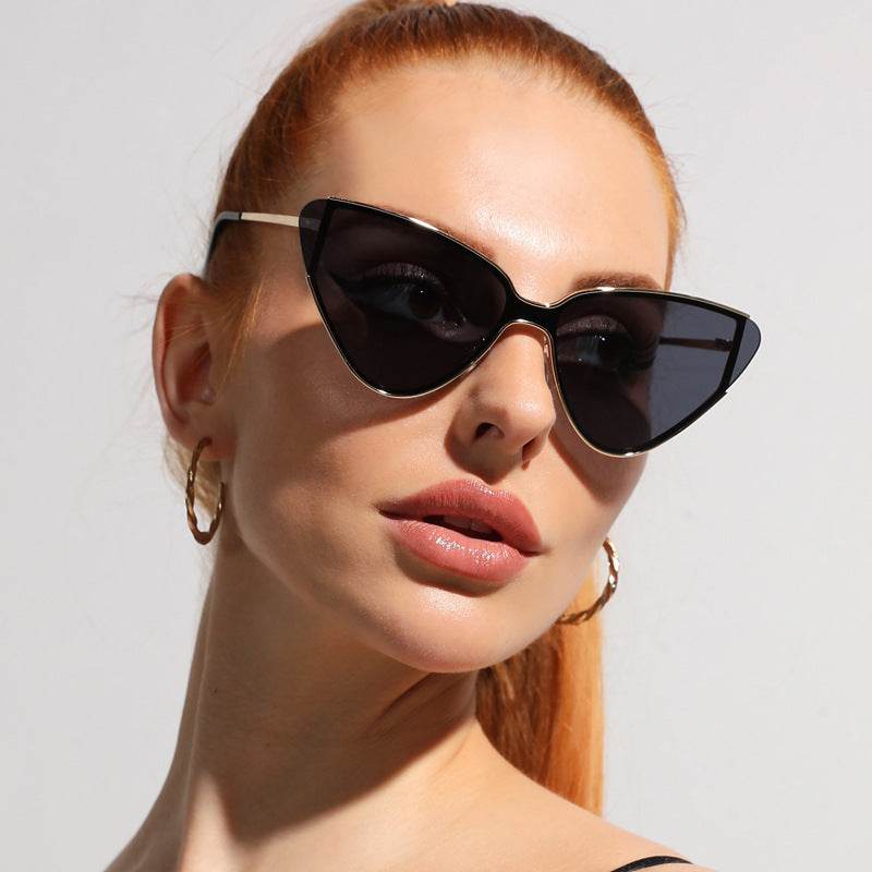 Cat's Eye Retro Sunglasses For Women - Mubimart