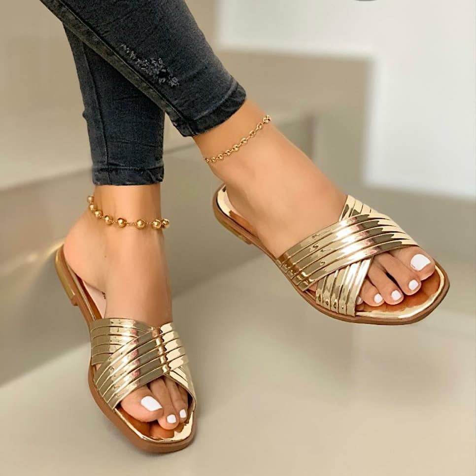 Comfortable Flat Slippers Women - Mubimart