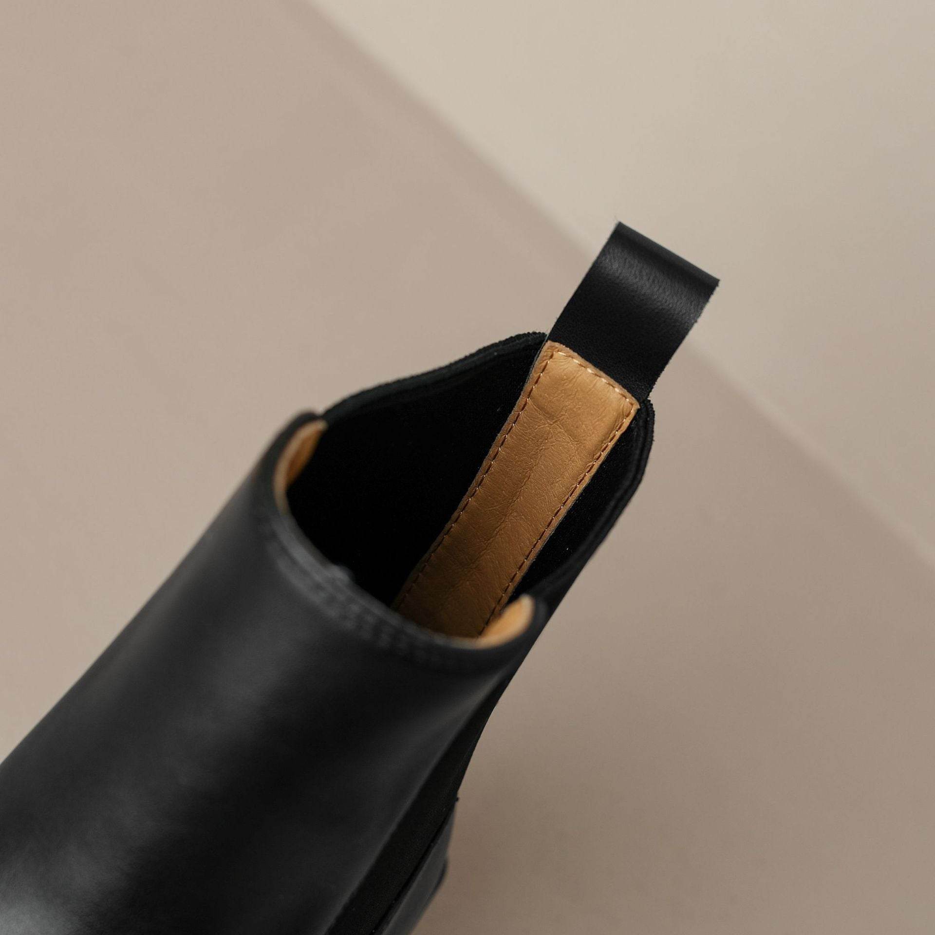 British Style Square Toe Vintage Ankle Boots - Mubimart