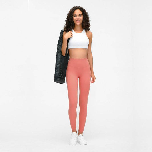 High waist and hip lifting stretch fitness Capris - Mubimart