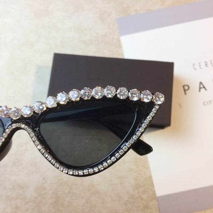 Luxury Diamond Cat Shades Sunglasses Women - Mubimart