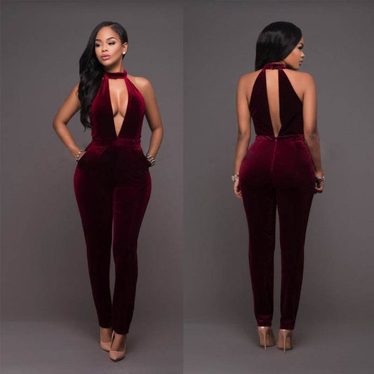Zipper slim bodysuit - Mubimart