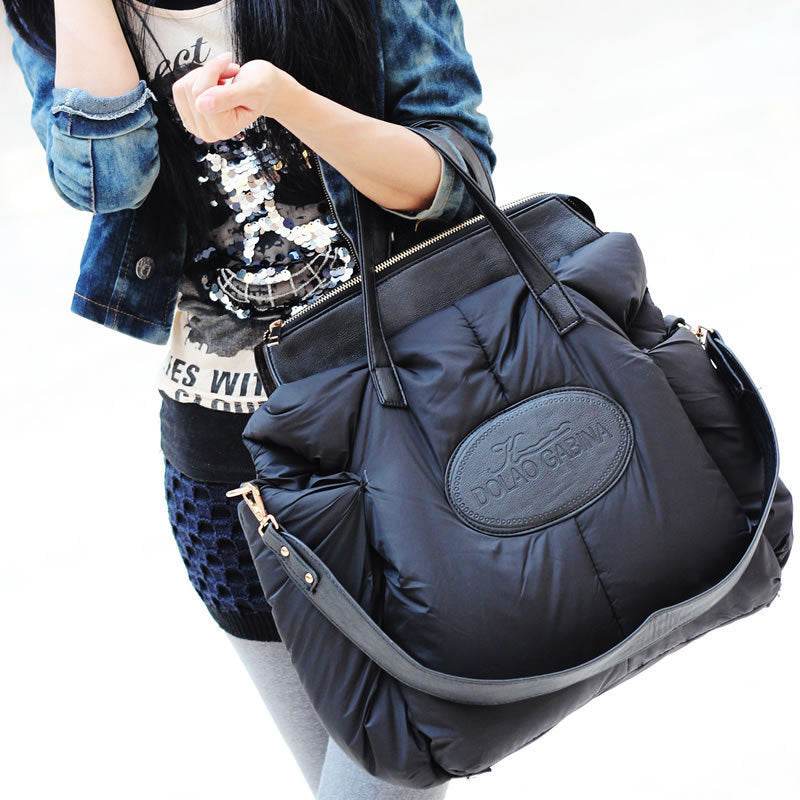 Women Handbags Ladies Warm Tote Bag Large Capacity - Mubimart