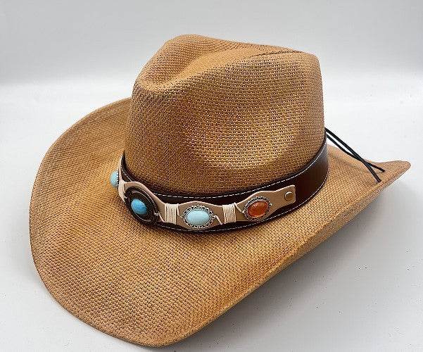 Summer Outdoor Ethnic Style Fedora Hat West - Mubimart