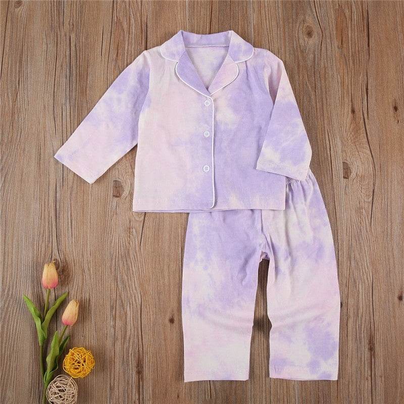 Kids Boys Girls Winter Homewear Nightwear Set - Mubimart