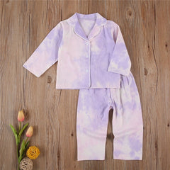 Kids Boys  Girls Winter Homewear Nightwear Set - Mubimart - Nightwear 