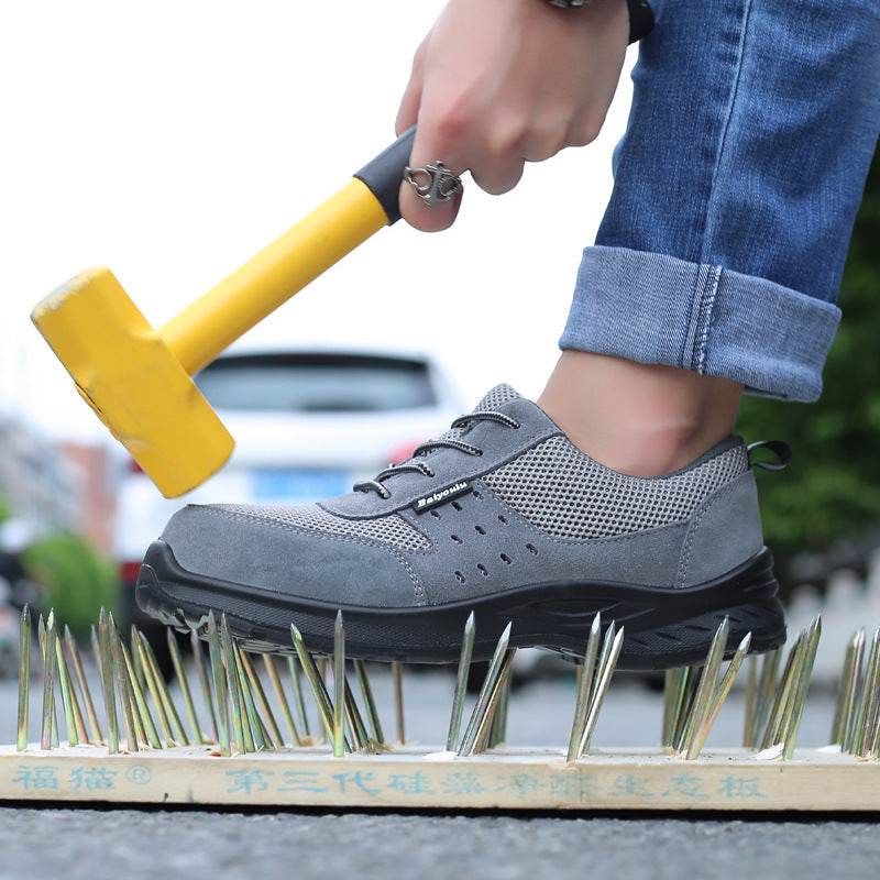 Non-steel Toe Anti-stab Anti-static Safety Shoes - Mubimart
