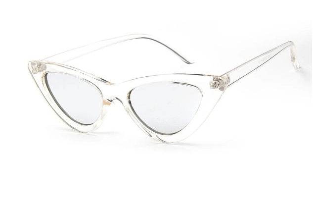 Retro Triangle Cat-eye Sunglasses - Mubimart