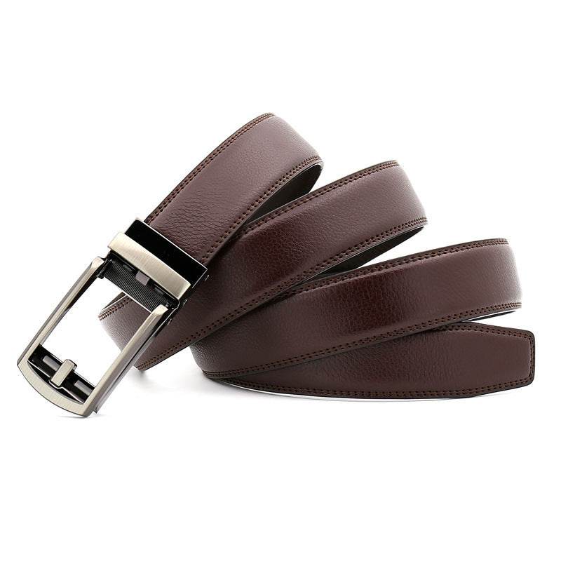 Men's Cowhide Belt Belt Pant Belt - Mubimart