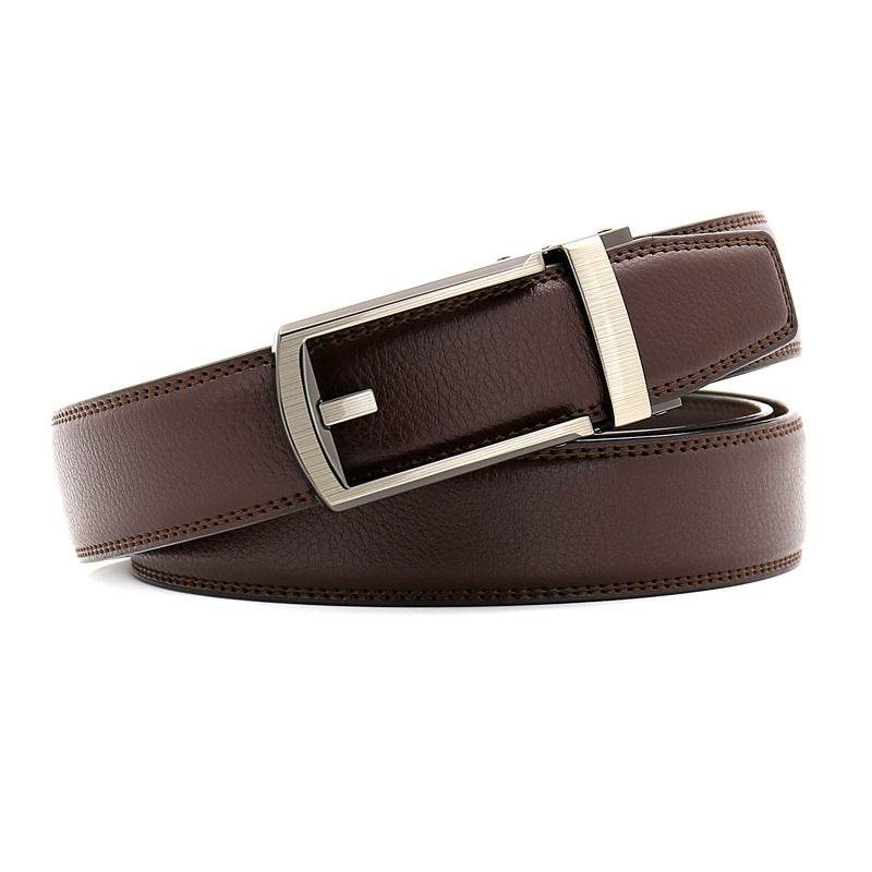 Men's Cowhide Belt Belt Pant Belt - Mubimart