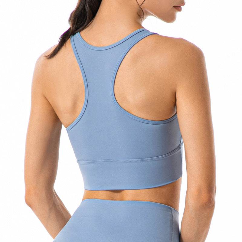 Women's Shockproof Push Up Bra Fitness Wear - Mubimart