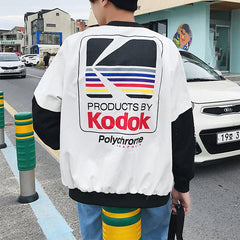 Oversized Bomber Jacket Harajuku Style - Unisex