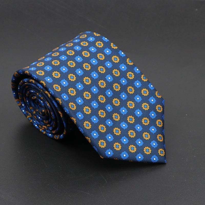Super Soft Bohemian Silk Ties Men's Fashion 75mm Necktie - Mubimart