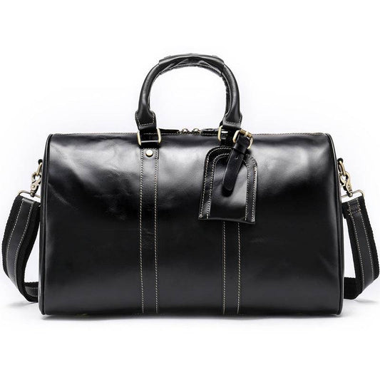 Men's Retro Travel Portable Large-capacity Business Trip Duffel Bag - Mubimart