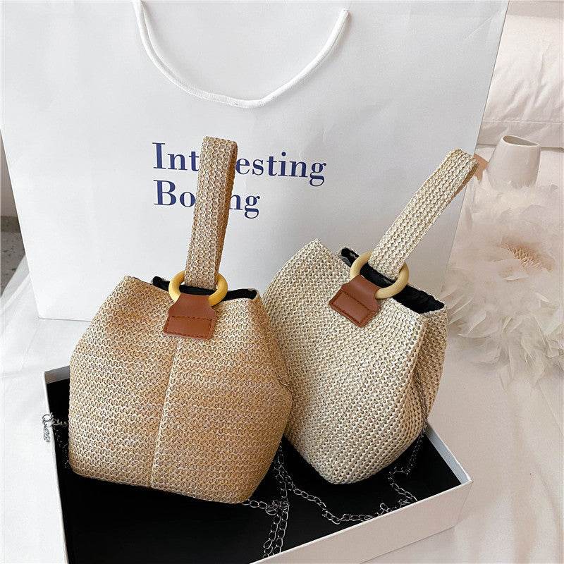 Beach straw bag - Mubimart