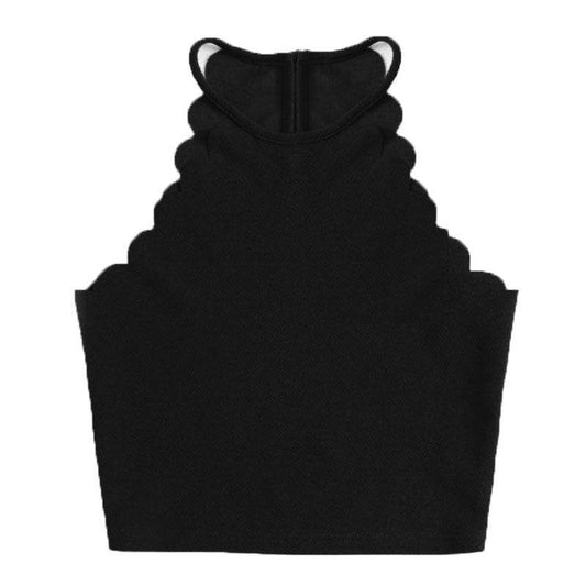 Exposed navel camisole - Mubimart