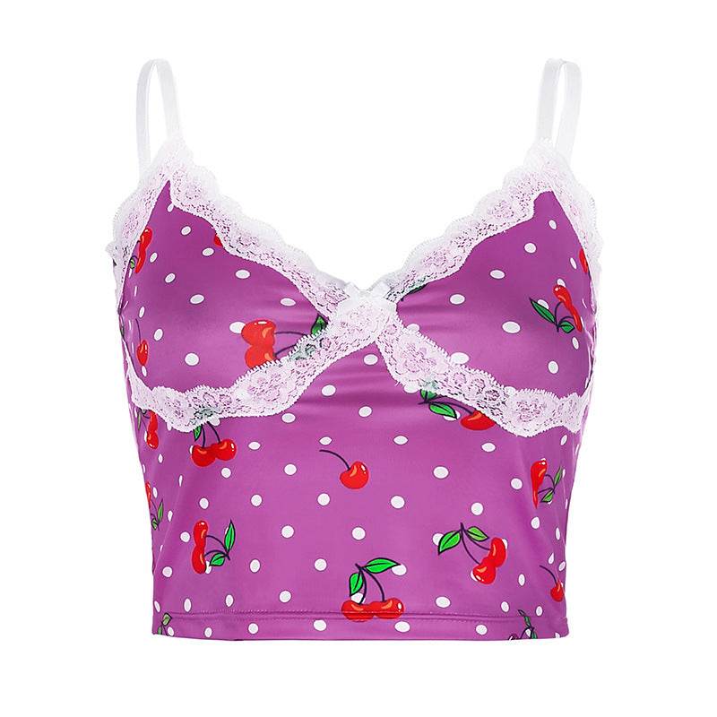 Stitching camisole - Mubimart
