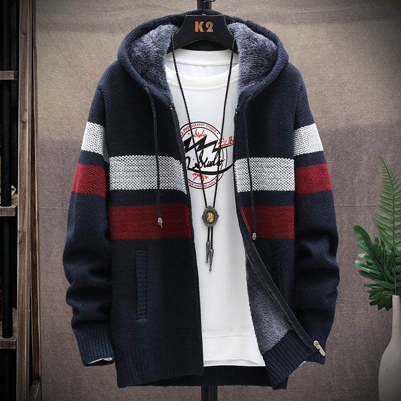 Men's knitted cardigan - Mubimart