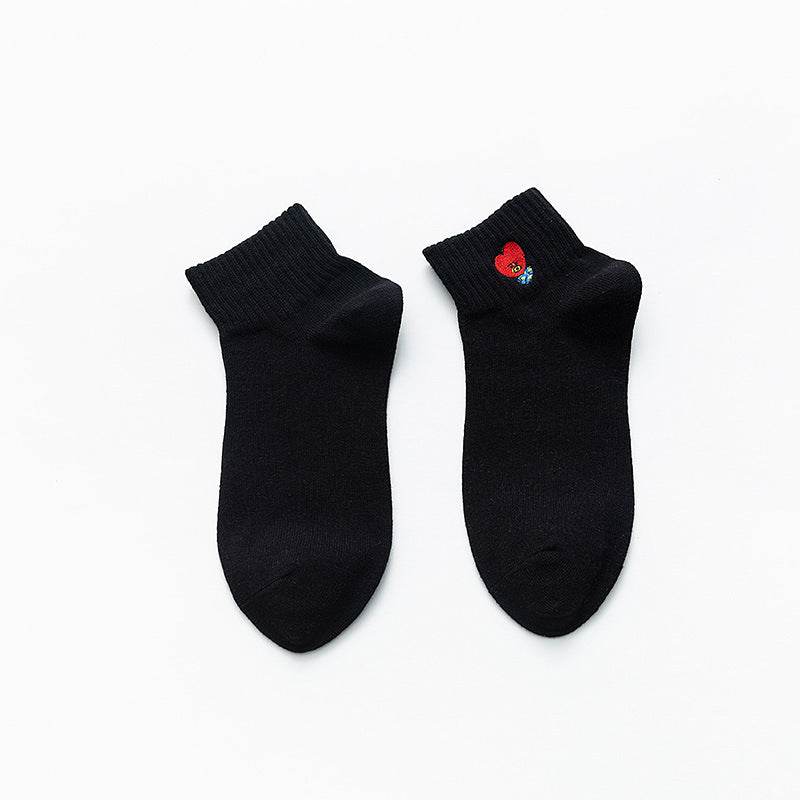 Low waist socks invisible boat socks - Mubimart