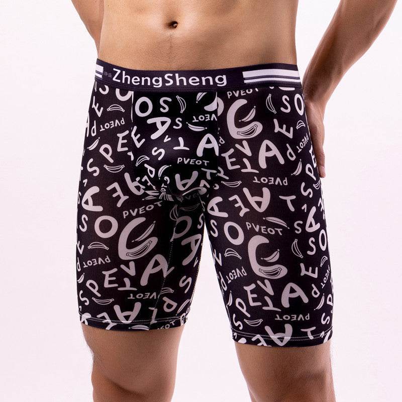 Men's Boxers Ice Silk Underwear - Mubimart