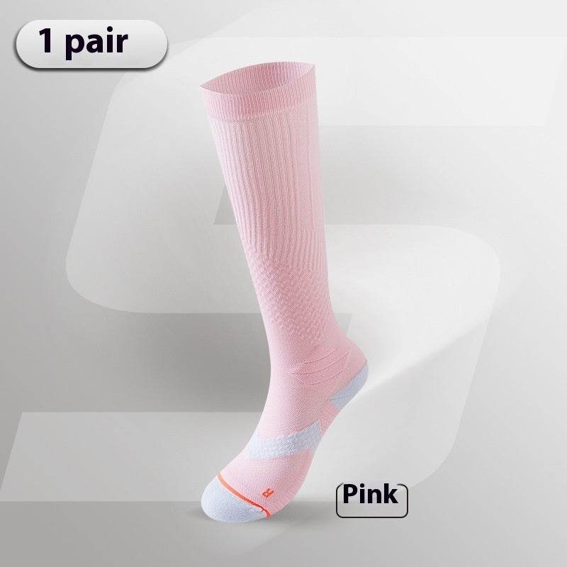 Pressure Calf Breathable Towel Bottom Skipping Rope Athletic Socks - Mubimart