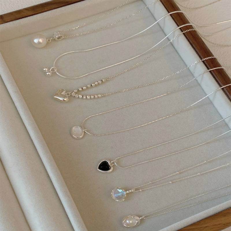 Love Pearl Clavicle Chain Necklace For Women - Mubimart