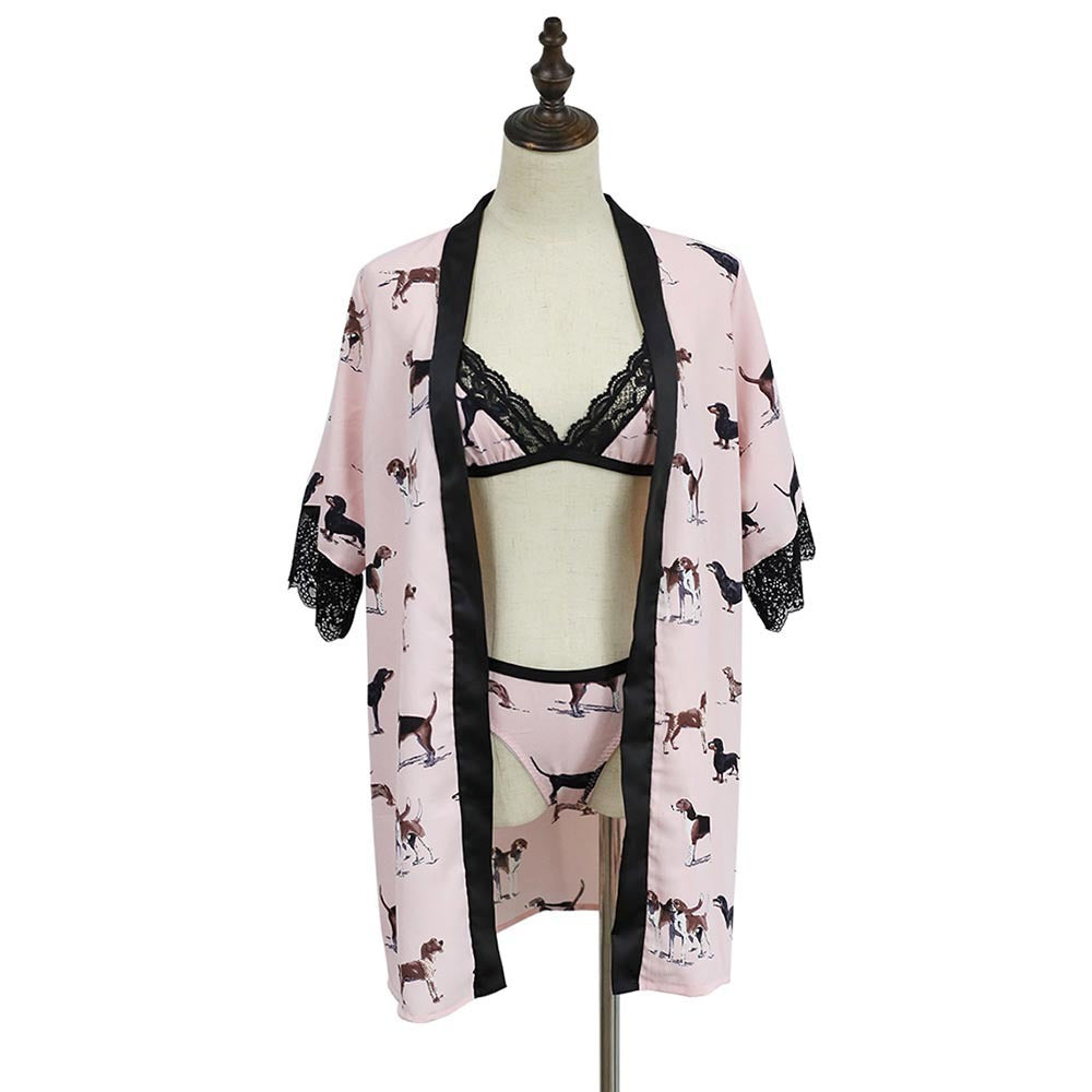 Sexy nightgown suit - Mubimart -  