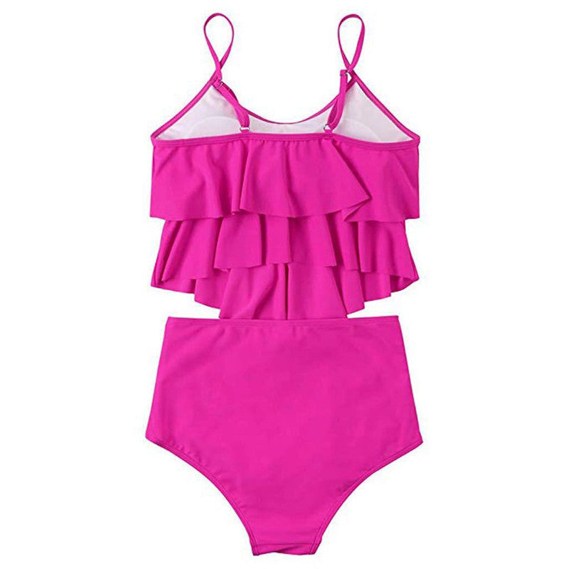 Ruffled bikini swimsuit - Mubimart -  