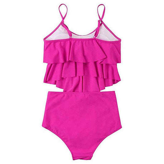 Ruffled bikini swimsuit - Mubimart