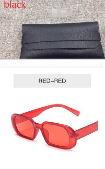 Retro Small Frame Sunglasses Female Candy Color Colorful Fashion Sunglasses - Mubimart