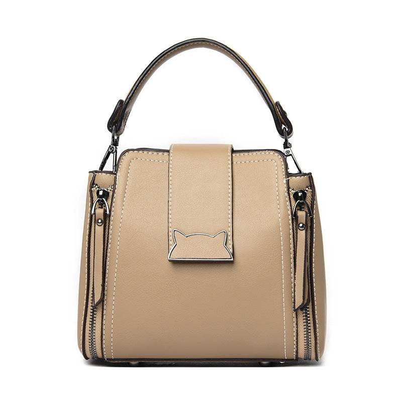 Double Shoulder Strap Diagonal Shoulder Bag Women - Mubimart