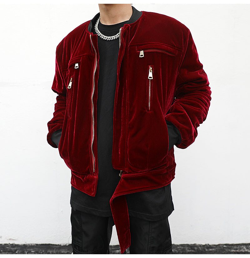 Velvet Bomber Jacket