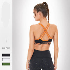 Printed sports bra - Mubimart - Sports bra 