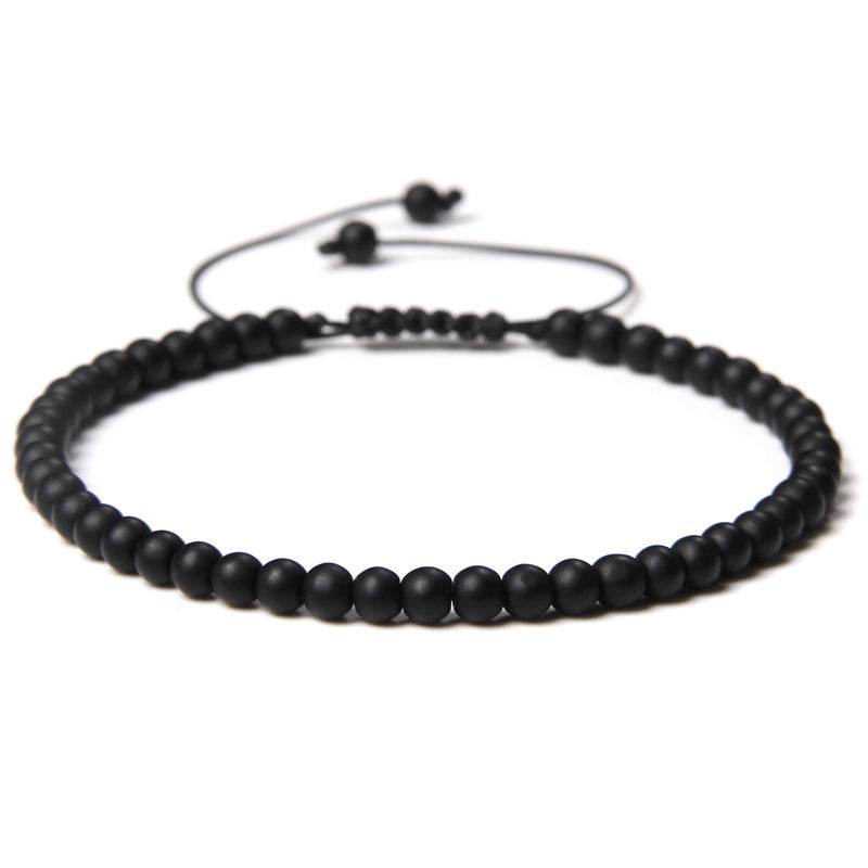 Adjustable Natural Raw Gemstone Beading Bracelet - Mubimart