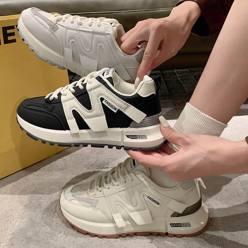 Niche Retro Lightweight German Training Shoes Dad Shoes Women - Mubimart