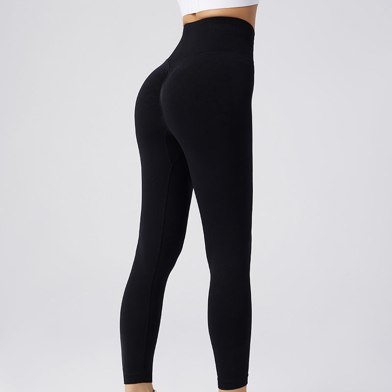 Naadloze leggings Yogabroeken Buikcontrole Workout Hardloop Yogaleggings Voor Vrouwen