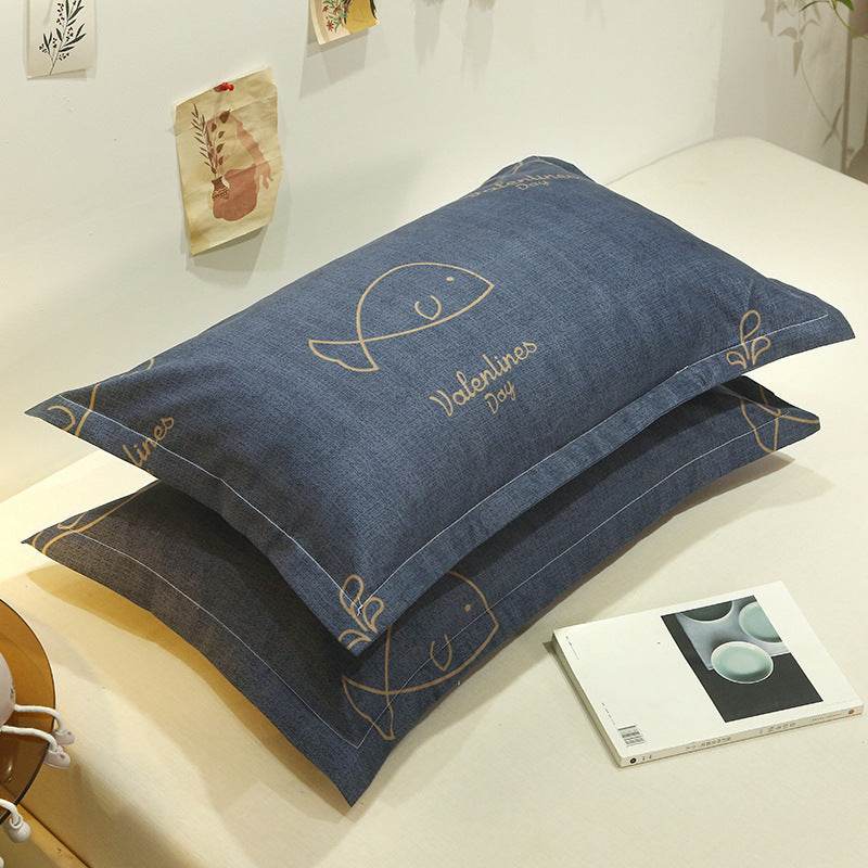 Household Large Pillowcase Aloe Cotton Pillowcase - Mubimart