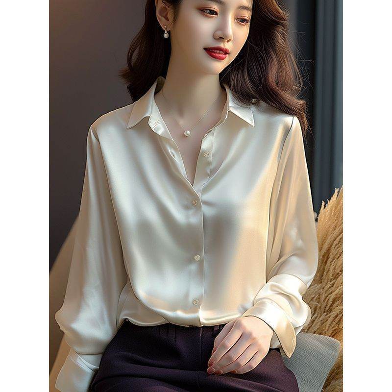 Professional Retro Unique Chic Purple Blouse Women Tops - Mubimart